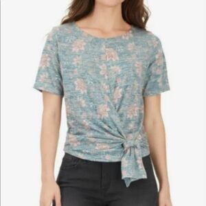 William Rast Floral‎ Knit Top